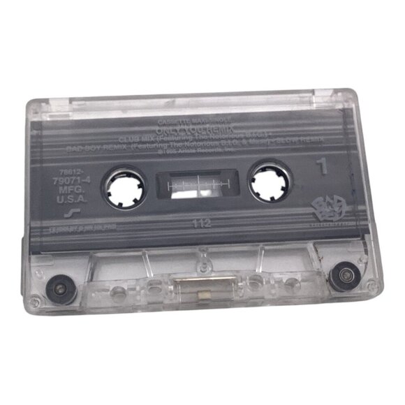 112 Only You Vintage Cassette Tape 1995/1996 Clean Radio Mix Instrumental - Picture 4 of 4